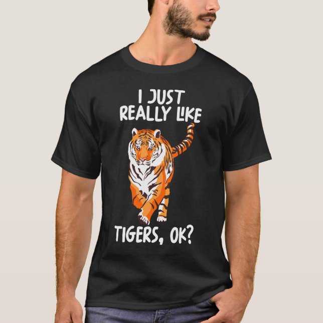 Camiseta Eu Gosto Muito De Tigres. (Frente)