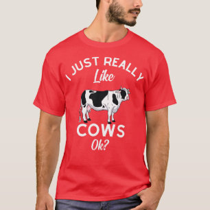 Camiseta Eu Gosto Muito De Vacas, Ok