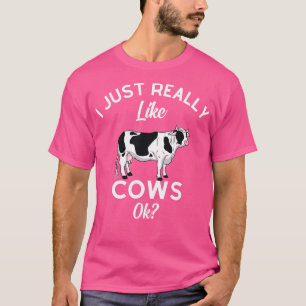 Camiseta Eu Gosto Muito De Vacas, Ok