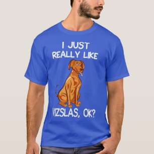 Camiseta Eu Gosto Muito De Vizslas