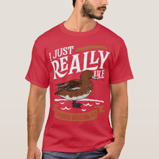Camiseta Eu gosto muito do Eurasian Wigeons