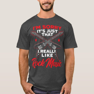Camiseta Eu Gosto Muito Do Jogador De Violão Da Rock