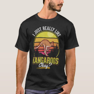 Camiseta Eu gosto muito do Kangaroos australiano