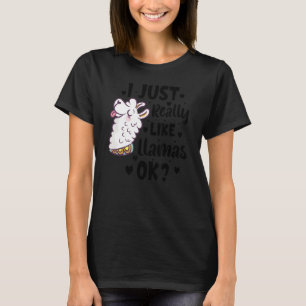 Camiseta Eu Gosto Muito Do Llama Ok Llama Alpaca