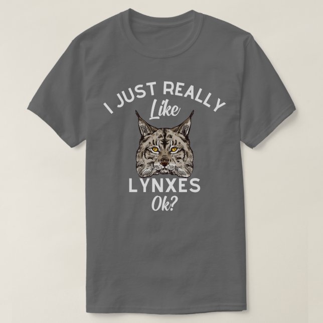 Camiseta Eu Gosto Muito Do Lynxes. (Frente do Design)