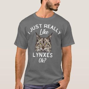 Camiseta Eu Gosto Muito Do Lynxes.
