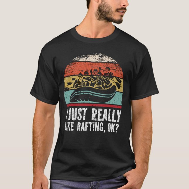 Camiseta Eu Gosto Muito Do Rafting, OK? (Frente)