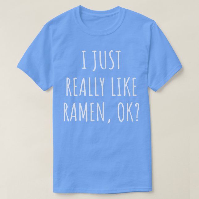 Camiseta Eu Gosto Muito Do Ramen. (Frente do Design)