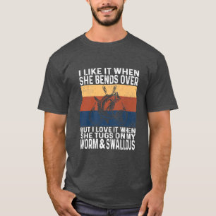 Camiseta Eu Gosto Quando Ela Se Aproxima De Um Frio De Pesc