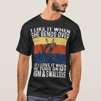 Camiseta Eu Gosto Quando Ela Se Aproxima De Um Frio De Pesc