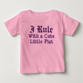 Camiseta Eu governo com um belo punho