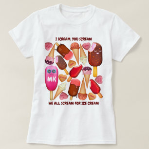 Camiseta Eu Gritar-te Gritar Todos nós Gritares para Sorve