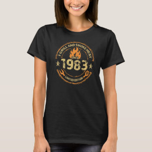 Camiseta Eu Grito E Fumo Carne Desde 1983 39º Aniversário