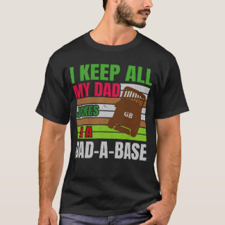 Camiseta Eu Guardo Todas As Minhas Piadas De Pai Em Uma Fat