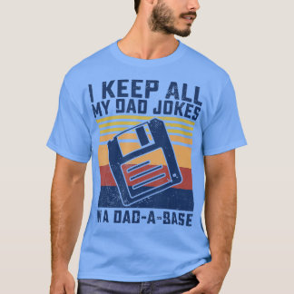 Camiseta Eu Guardo Todas As Minhas Piadas De Pai Em Uma Fat