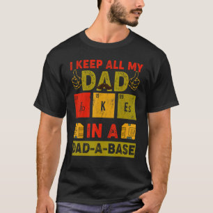 Camiseta Eu Guardo Todas As Minhas Piadas Pais Em Um Pai Um