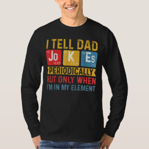 Camiseta Eu Guardo Todas As Minhas Piadas Pais Em Um Pai Um