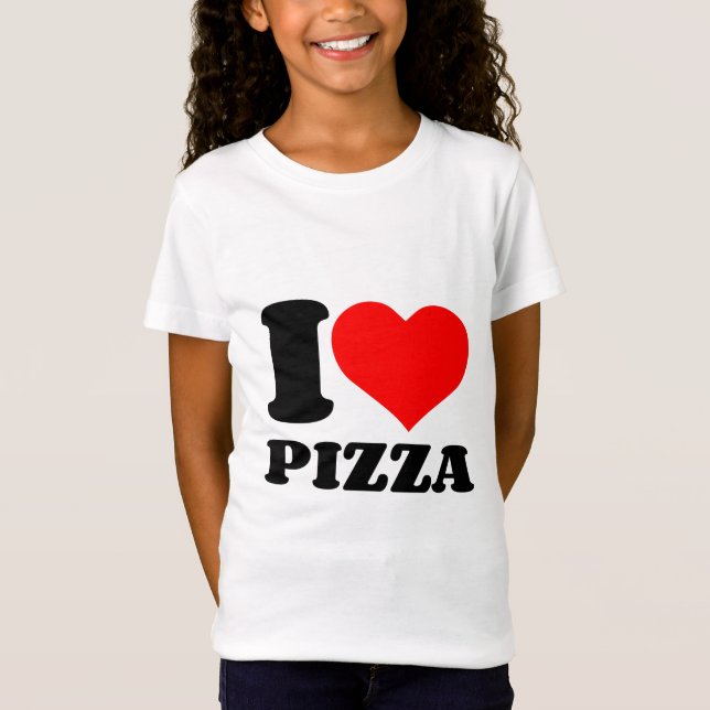 CAMISETA EU HEART PIZZA (Frente)
