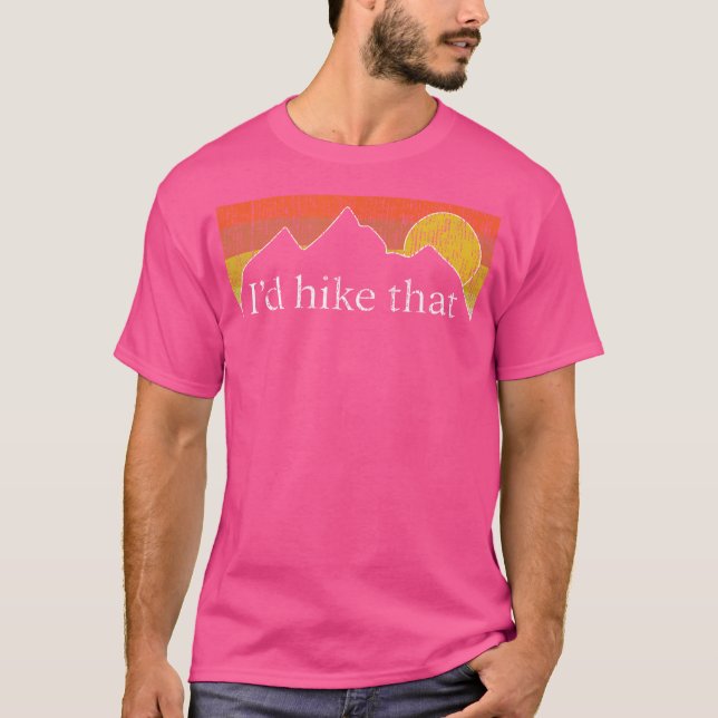 Camiseta Eu Ia Apanhar Isso - Hiker Caminhando Montanha - S (Frente)