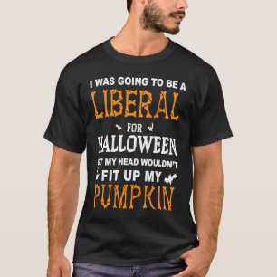 Camiseta Eu ia ser um Liberal para o Halloween