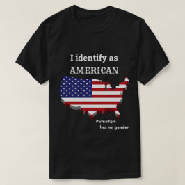 Camiseta Eu identifico como o americano