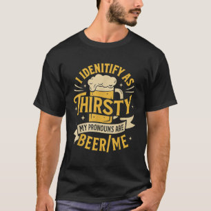 Camiseta Eu Identifico Como Sede Os Meus Pronunciantes São