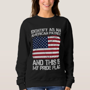 Camiseta Eu Identifico-Me Como Um Patriota Americano Do Org