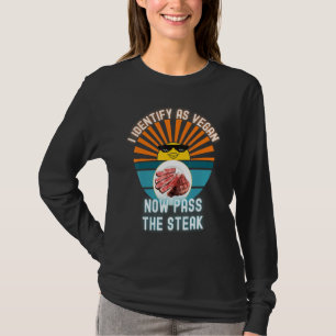Camiseta Eu Identifico-Me Como Vegan Agora Passa O Acordo C