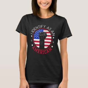 Camiseta Eu Identifiquei Como Um Dia da Constituição Americ