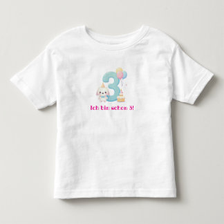 Camiseta Eu já tenho 3 anos!