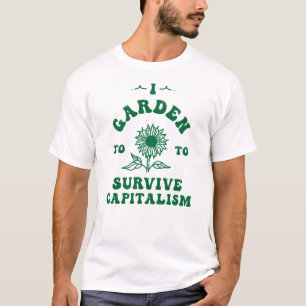 Camiseta Eu Jardim para Sobreviver ao Capitalismo