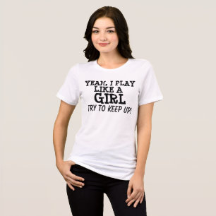 Camiseta Eu jogo como uma garota, camisetas, crianças