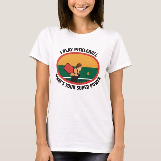CAMISETA EU JOGO PICKLEBALL (Frente)