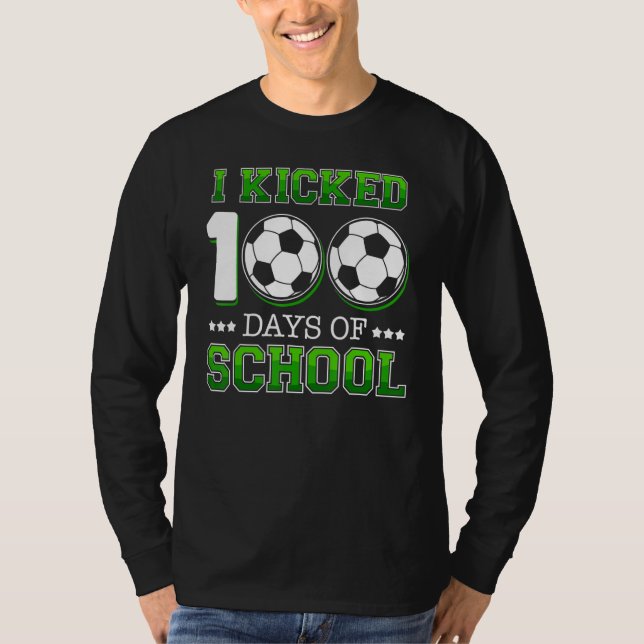 Camiseta Eu Joguei 100 Dias Na Escola De Futebol Boys (Frente)