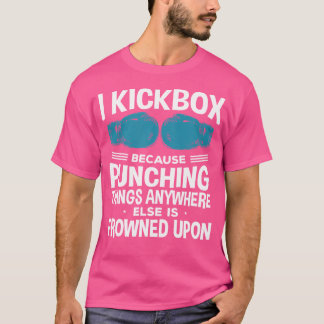 Camiseta Eu Kickbox Porque Kickboxe Engraçado