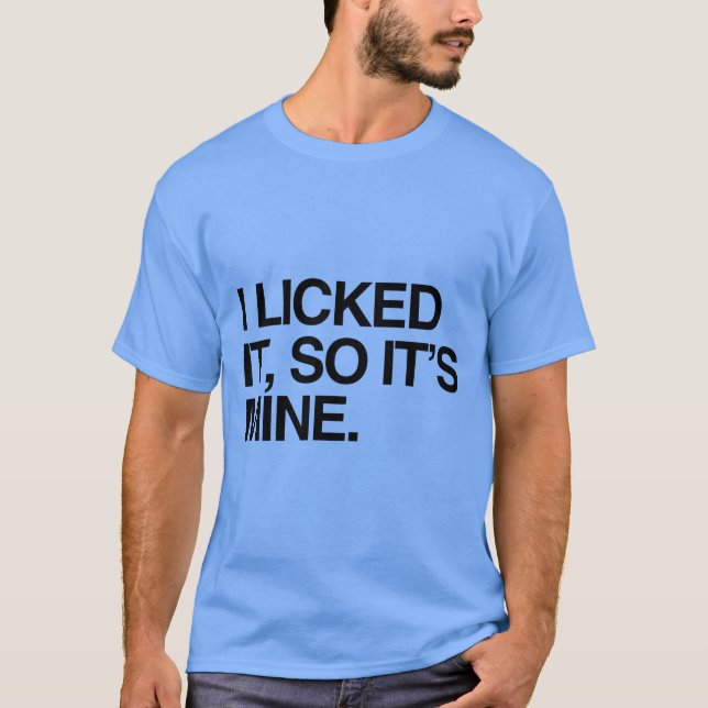 CAMISETA EU LAMBI, ENTÃO É MEU (Frente)