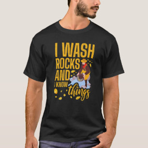 Camiseta Eu Lave Rochas e Conheço Coisas Douradas Prospecto