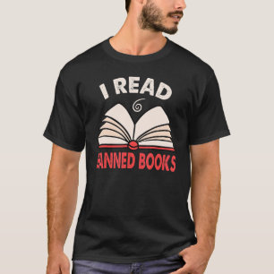 Camiseta Eu Leio Livros Proibidos Leitura de Livros Mulhe