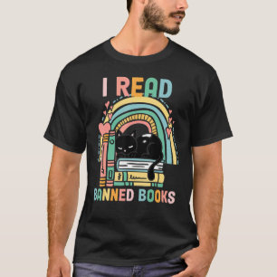 Camiseta Eu Leio Livros Proibidos Mulheres Livros Vermes Ga