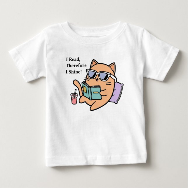 Camiseta Eu Leio, Portanto Eu Brilho! (Frente)