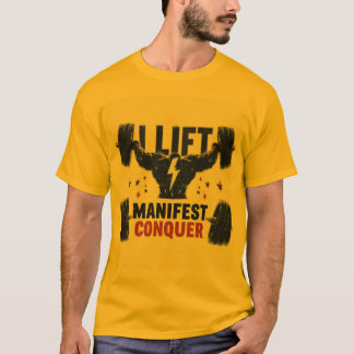 Camiseta Eu Levanto, Eu Manifesto, Eu Conquisto