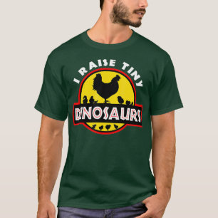 Camiseta Eu Levanto Minúsculos Dinossauros Galinha Tshirt