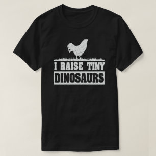 CAMISETA EU LEVANTO PEQUENOS DINOSSAUROS CHICKEN LOVER