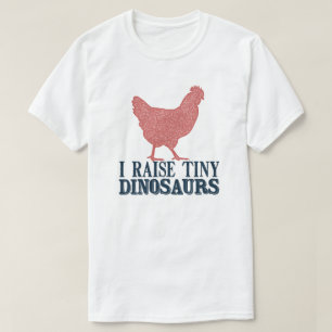 CAMISETA EU LEVANTO PEQUENOS DINOSSAUROS CHICKEN LOVER