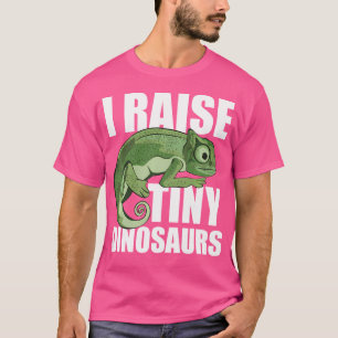 Camiseta Eu Levanto Pequenos Dinossauros Engraçados Camaleã