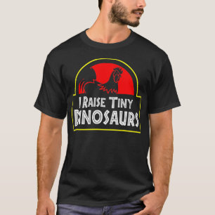 Camiseta Eu Levanto Pequenos Dinossauros Engraçados Fazenda