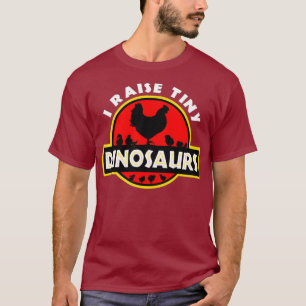 Camiseta Eu Levanto Pequenos Dinossauros Galinhas