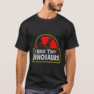 Camiseta Eu Levanto Pequenos Dinossauros No Quintal De Gali