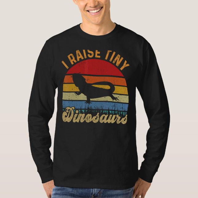 Camiseta Eu Levanto Pequenos Dinossauros Sunset Vintage Arr (Frente)