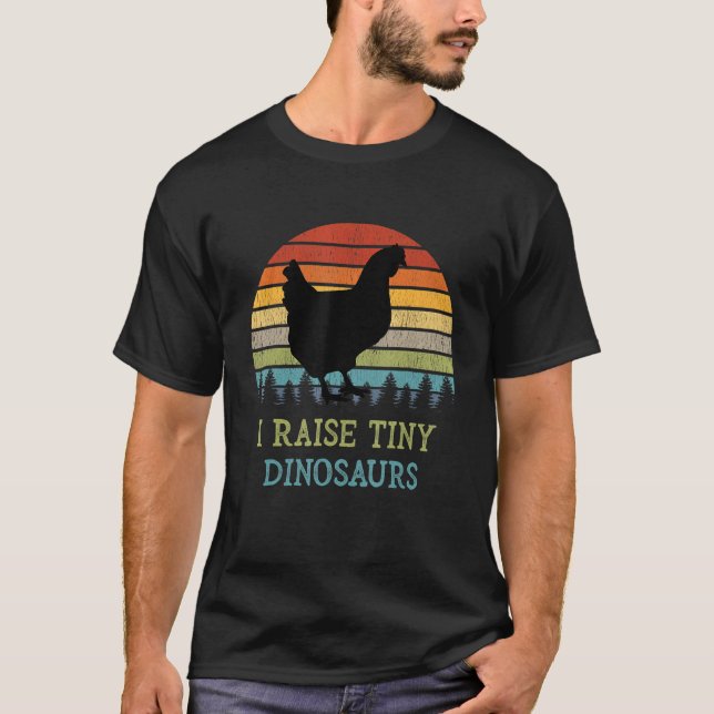 Camiseta Eu Levanto Pequenos Dinossauros Vintage Proprietár (Frente)